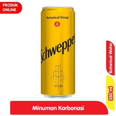 XXXSCHWEPPES SODA WATER CAN 250ML (24)