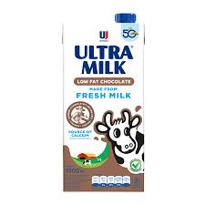 ULTRA MILK LOW FAT COKLAT 1LT(12)                 