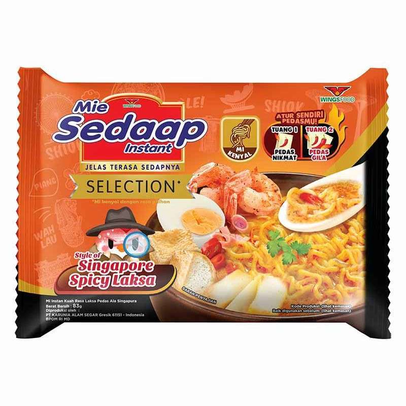 SEDAAP MIE SINGAPORE SPICY LAKSA 83GR (40)