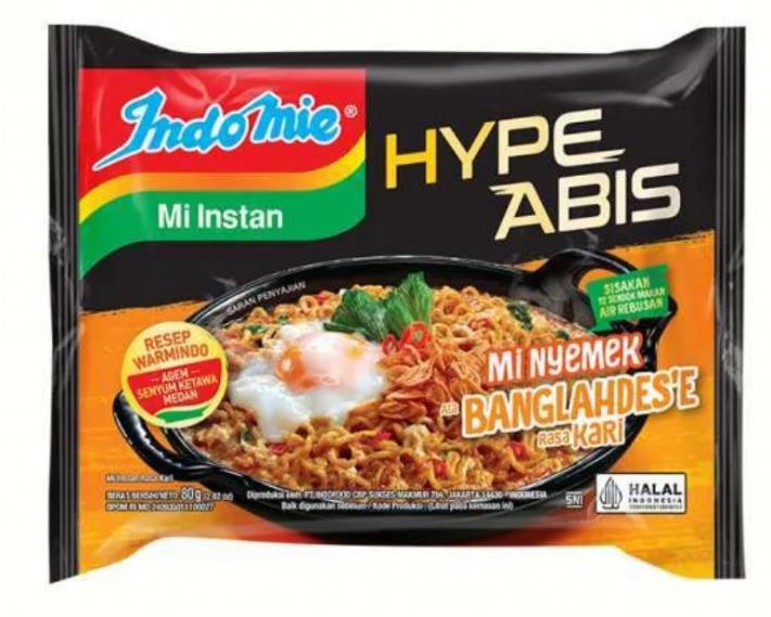 INDOMIE MIE NYEMEK BANGLAHDESE KARI 80GR(40)
