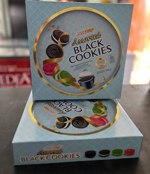 BISKITOP ASSORTED BLACK COOKIES 300GR (6)         