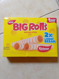 NABATI BIG ROLLS WFR STICK RICHEESE 108G(18)