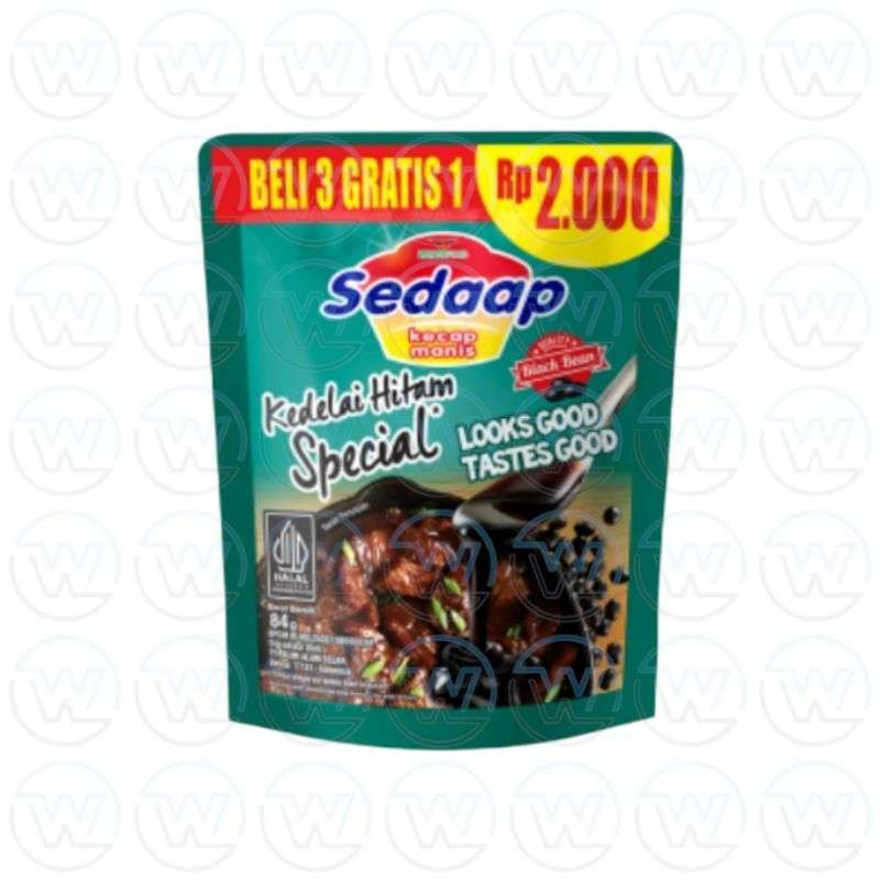 SEDAAP KCP KEDELAI HITAM RF 84ML(48)              