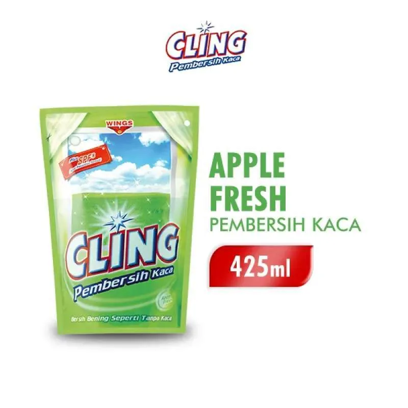 CLING PEMB.KACA REF HIJAU 425ML(12)                                        
