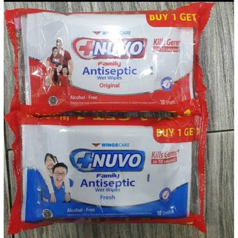 NUVO WET WIPES BIRU 50S/24