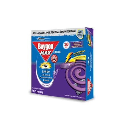 BAYGON COIL JUMBO LAVENDER (60)