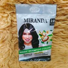 MIRANDA MAGIC COLOR SHAMPO BLACK                                           