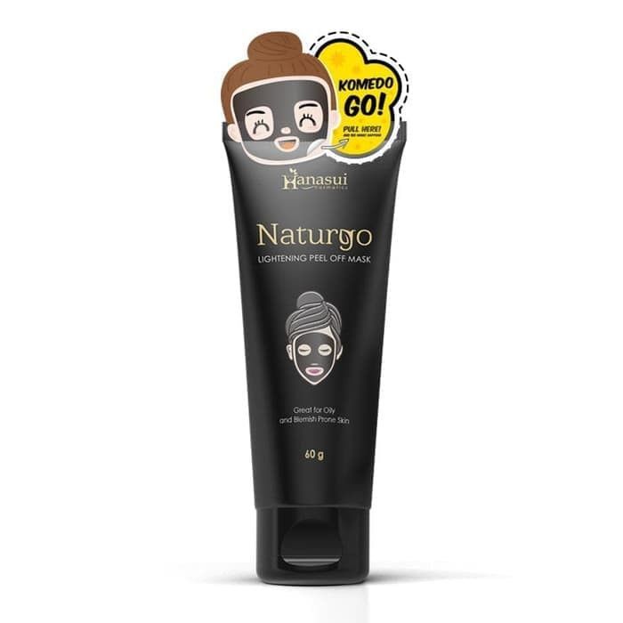 HANASUI NATURGO BLACK FACE MASK TUBE 60GR