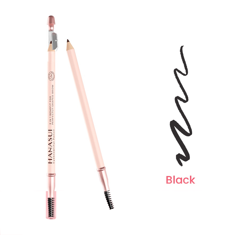 HANASUI EYE PENCIL 3IN1 BLACK 1.6GR