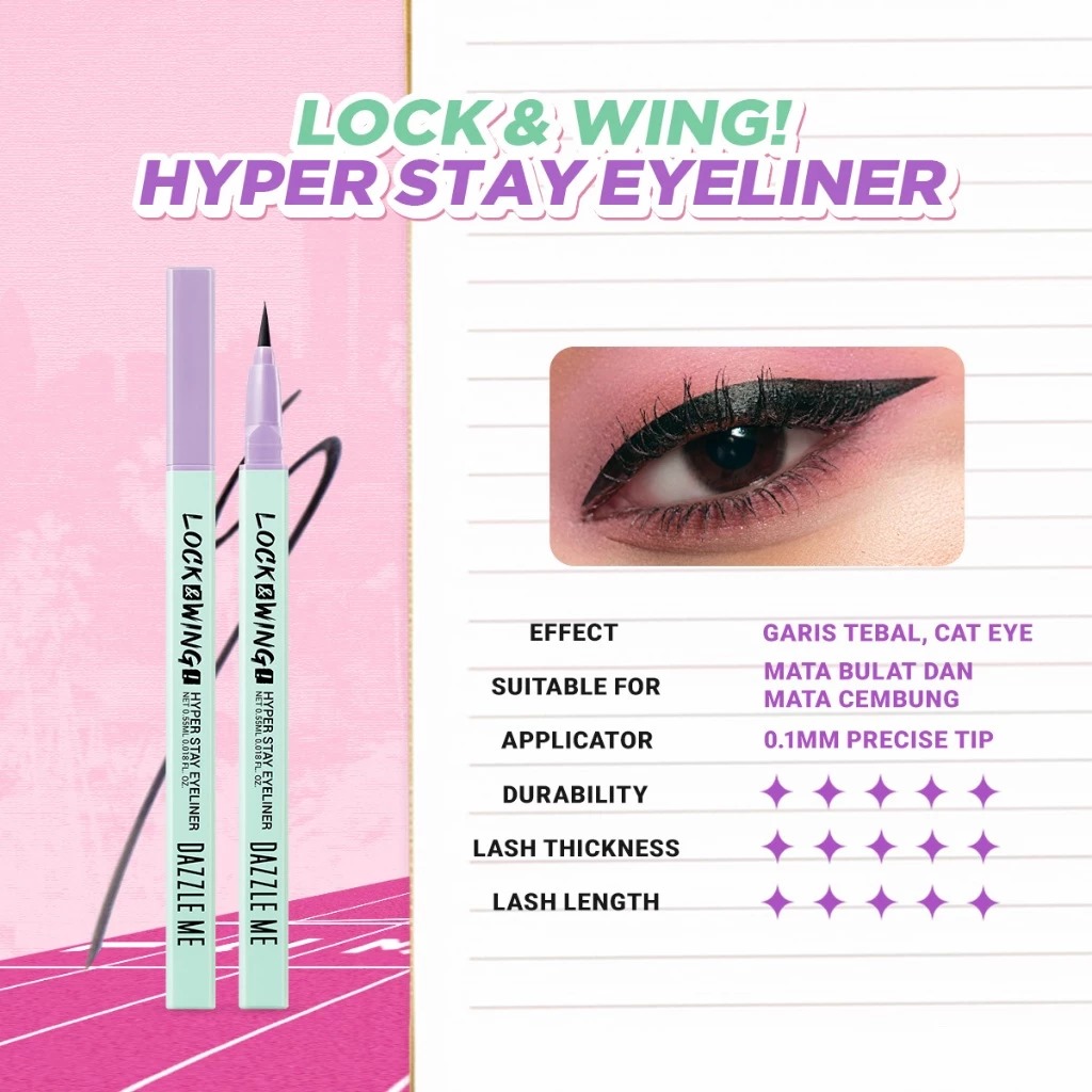 DAZZLE ME HYPER STAY EYELINER 0.55ML